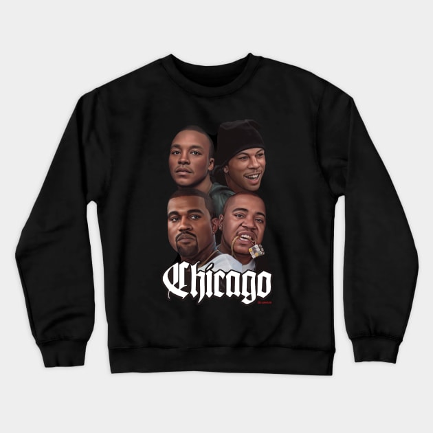 Chicago Rap Crewneck Sweatshirt by Art Simpson